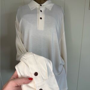 Men's Cream Polo Shirt